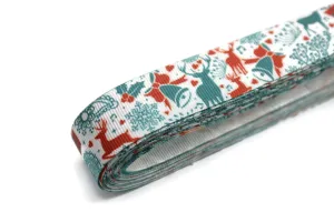 0.98 inch(25 mm) Christmas Grosgrain Ribbon - Wholesale Ribbon by the Yard, Solid Grosgrain Bows, Hair Bow, Hairbow Supplies CHRS