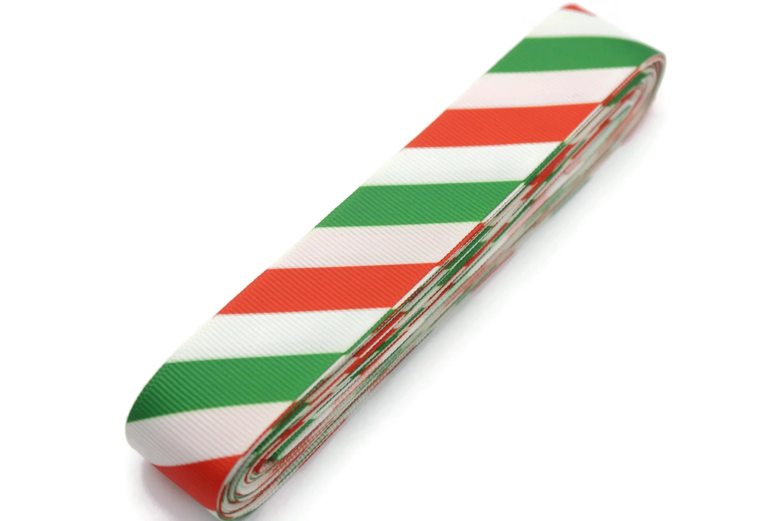 0.98 inch(25 mm) Christmas Grosgrain Ribbon - Wholesale Ribbon by the Yard, Solid Grosgrain Bows, Hair Bow, Hairbow Supplies CHRS