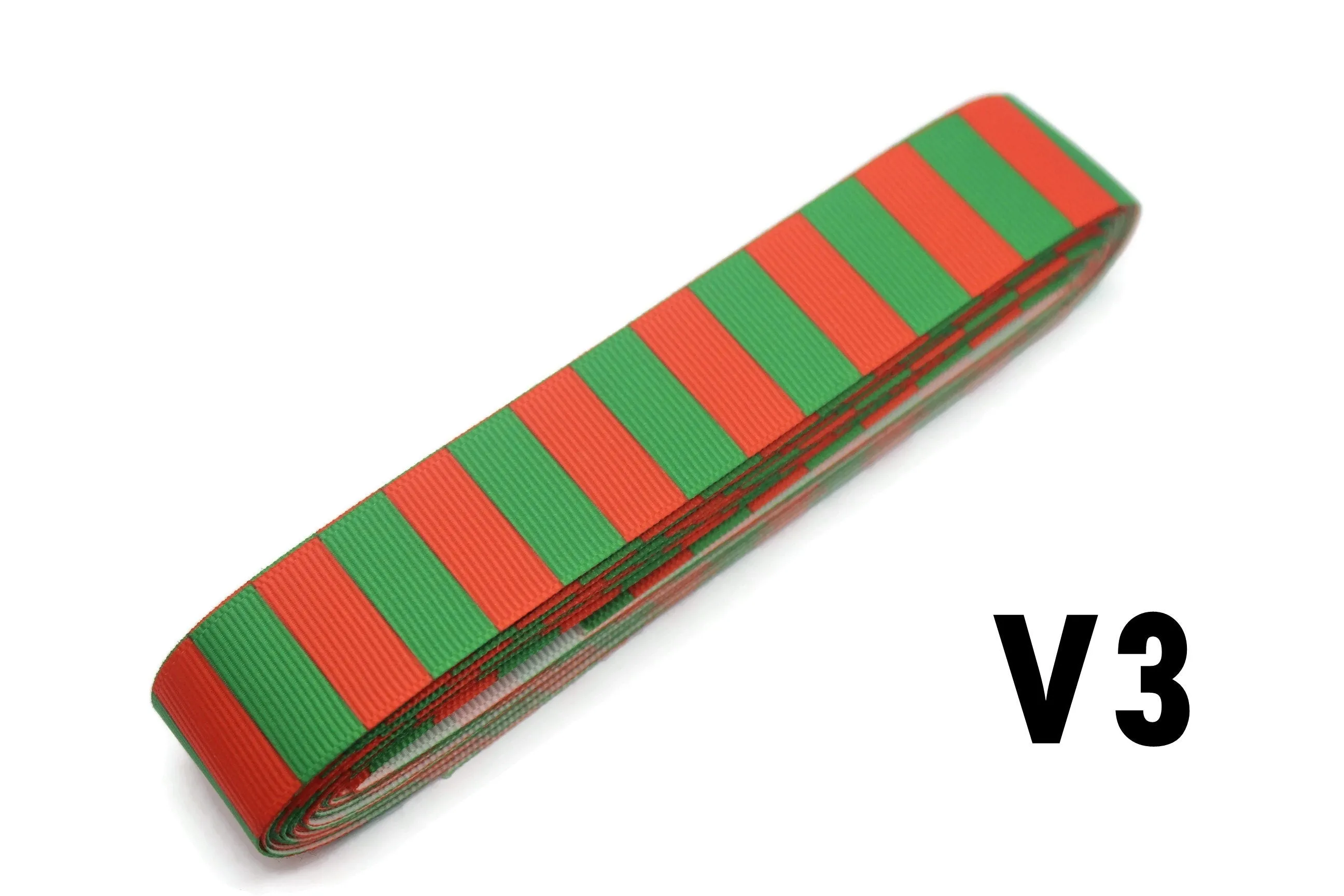 0.98 inch(25 mm) Christmas Grosgrain Ribbon - Wholesale Ribbon by the Yard, Solid Grosgrain Bows, Hair Bow, Hairbow Supplies CHRS