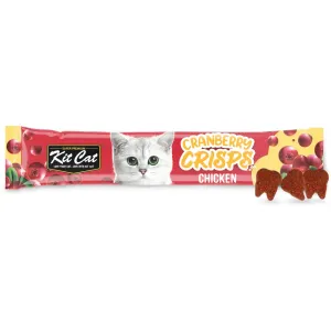 10 FOR $10 (Exp 9Nov24): Kit Cat Cranberry Crisps Chicken Cat Treats 20g