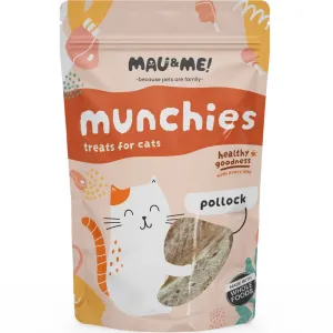 $1.50 OFF (Exp 25Jan25): Mau&Me Munchies Pollock Air-Dried Grain-Free Cat Treats 60g