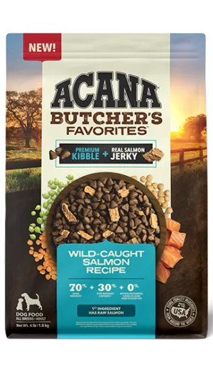 ACANA Butcher's Favorites Kibble & Jerky: Wild-Caught Salmon