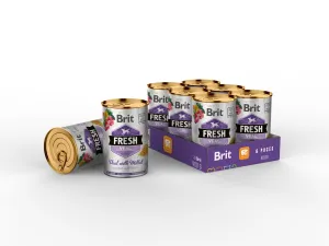 Brit Fresh Veal with Millet 6x400g