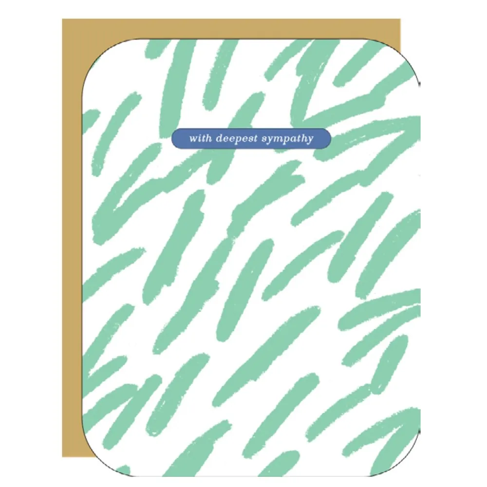 Grass Sympathy Card