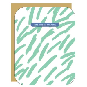 Grass Sympathy Card