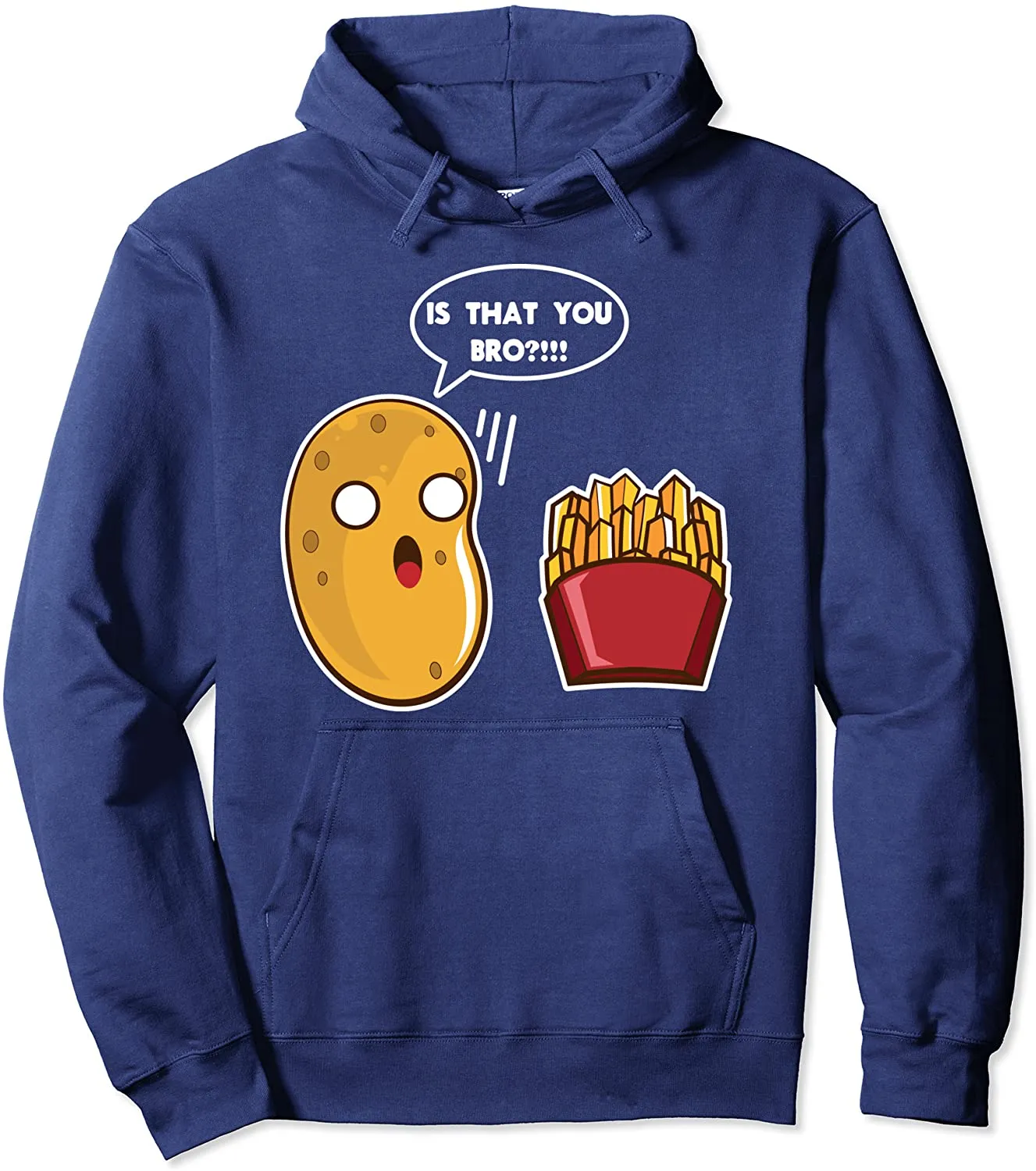 I Am A Potato Hoodie, French Fry Hoodie, Potato Hoodie Pullover Hoodie