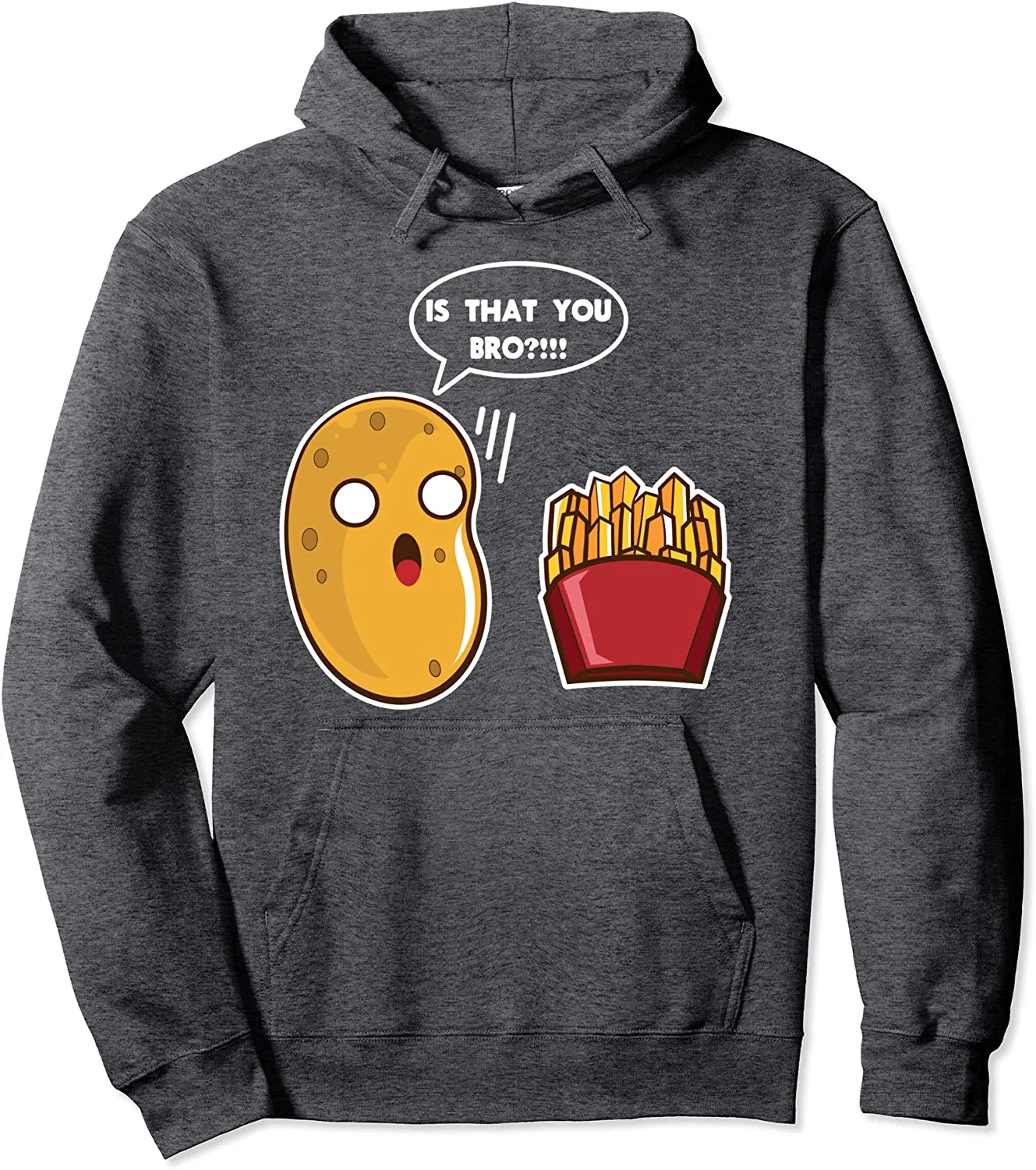 I Am A Potato Hoodie, French Fry Hoodie, Potato Hoodie Pullover Hoodie