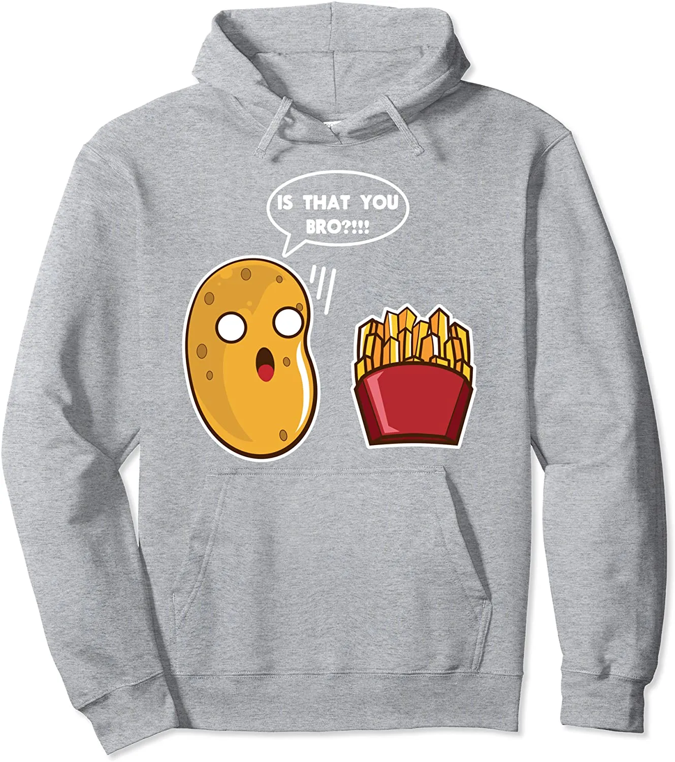 I Am A Potato Hoodie, French Fry Hoodie, Potato Hoodie Pullover Hoodie