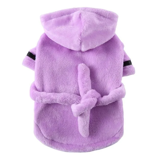 Pet Soft Drying Bathrobe