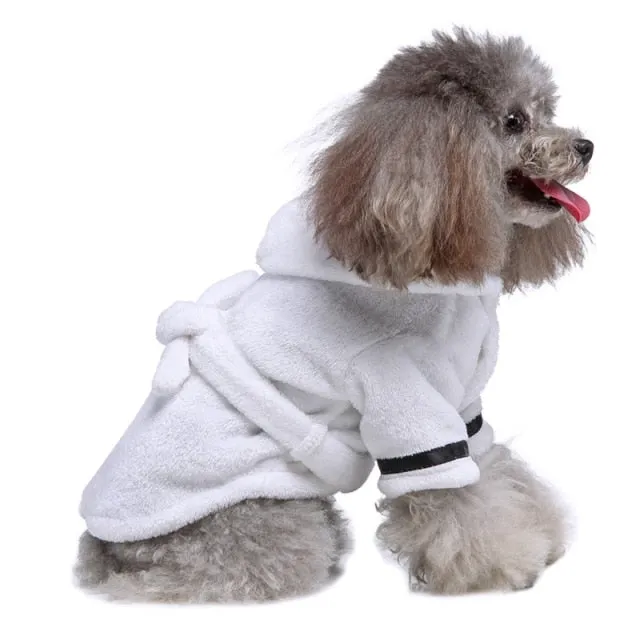 Pet Soft Drying Bathrobe