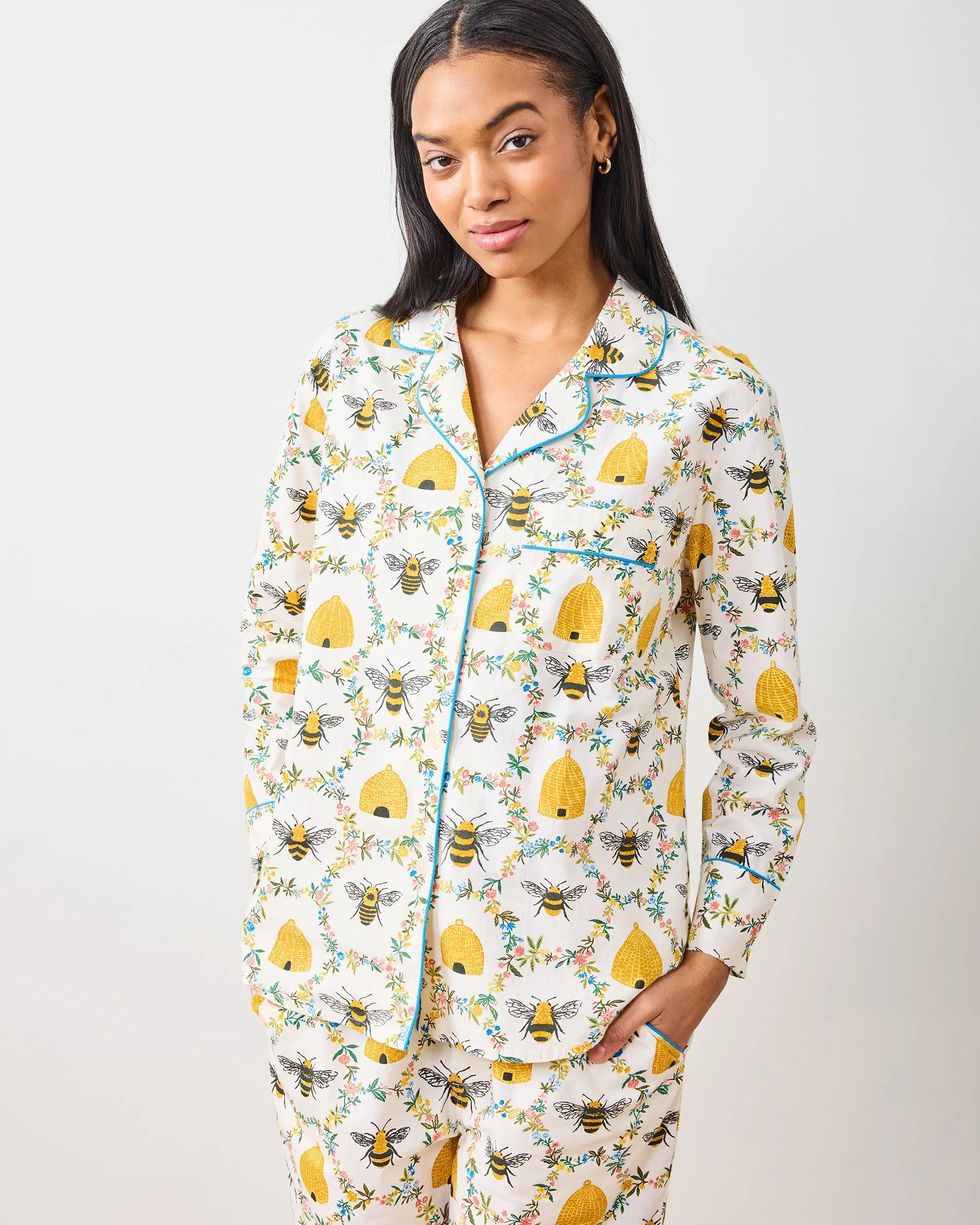 PF x The Foggy Dog Sweet Bee - Long Set & Dog Bandana Bundle - Multi