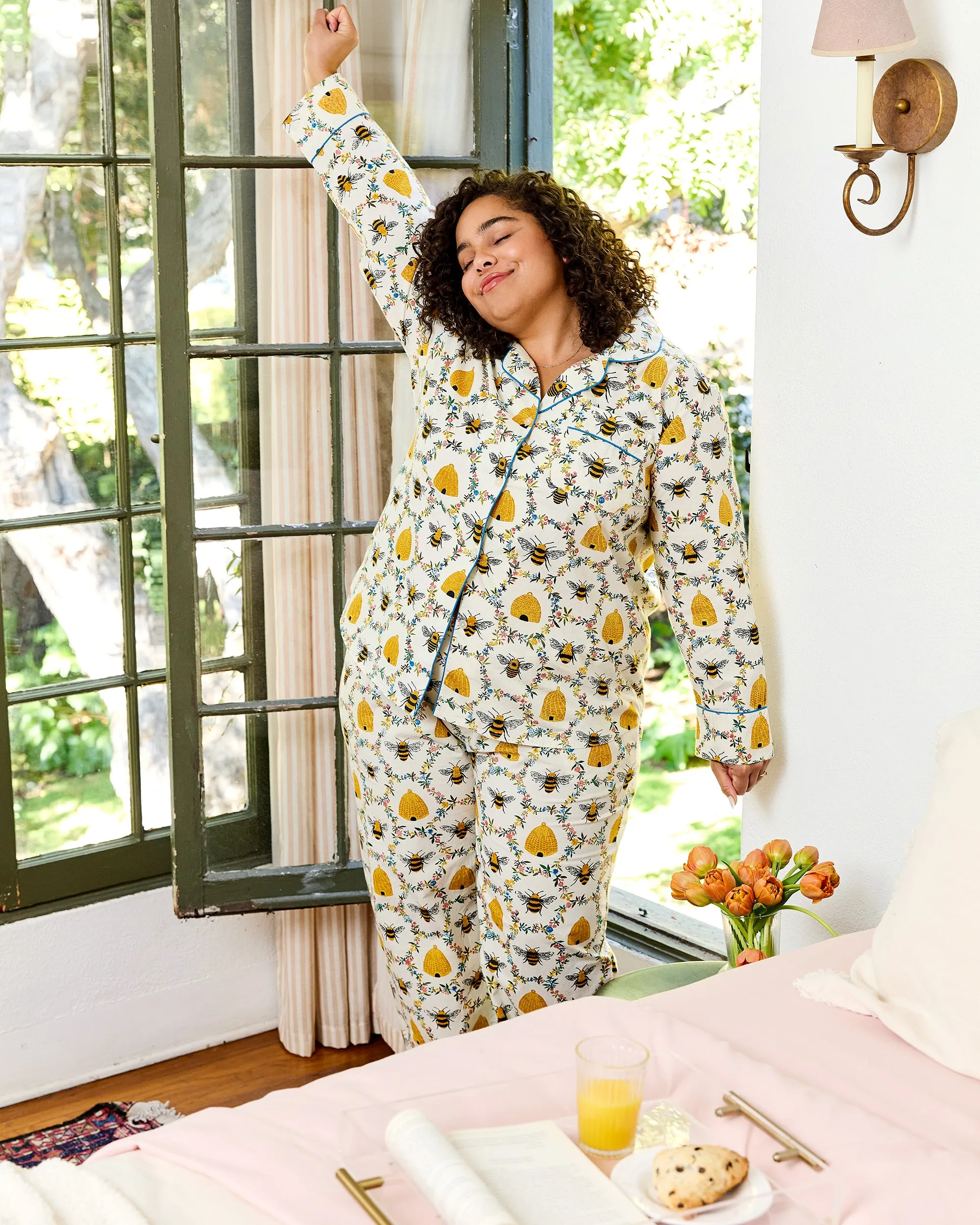 PF x The Foggy Dog Sweet Bee - Long Set & Dog Bandana Bundle - Multi