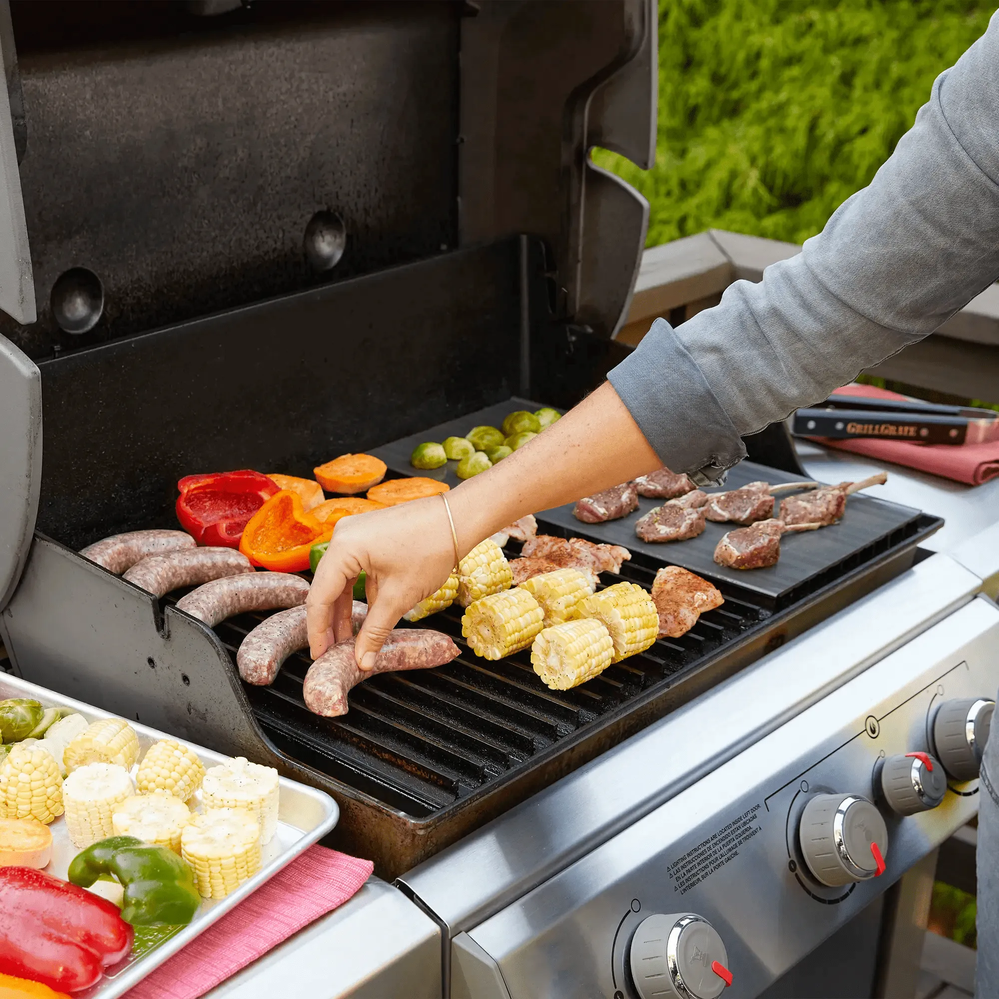 Replacement GrillGrate Set for R & V Works Smokin Cajun Grills