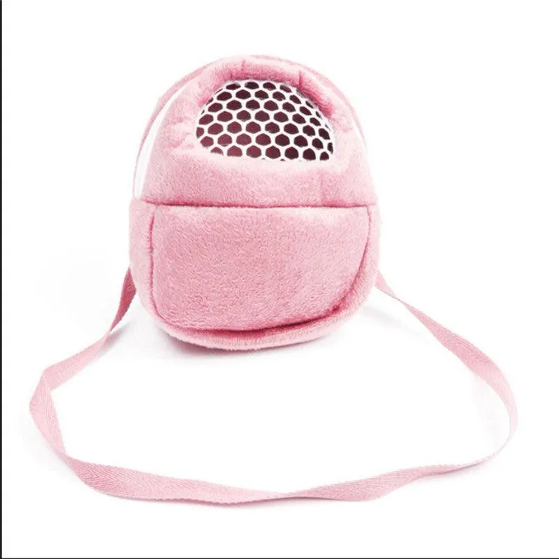 Small Plush Pet Shoulder Carrier Bag